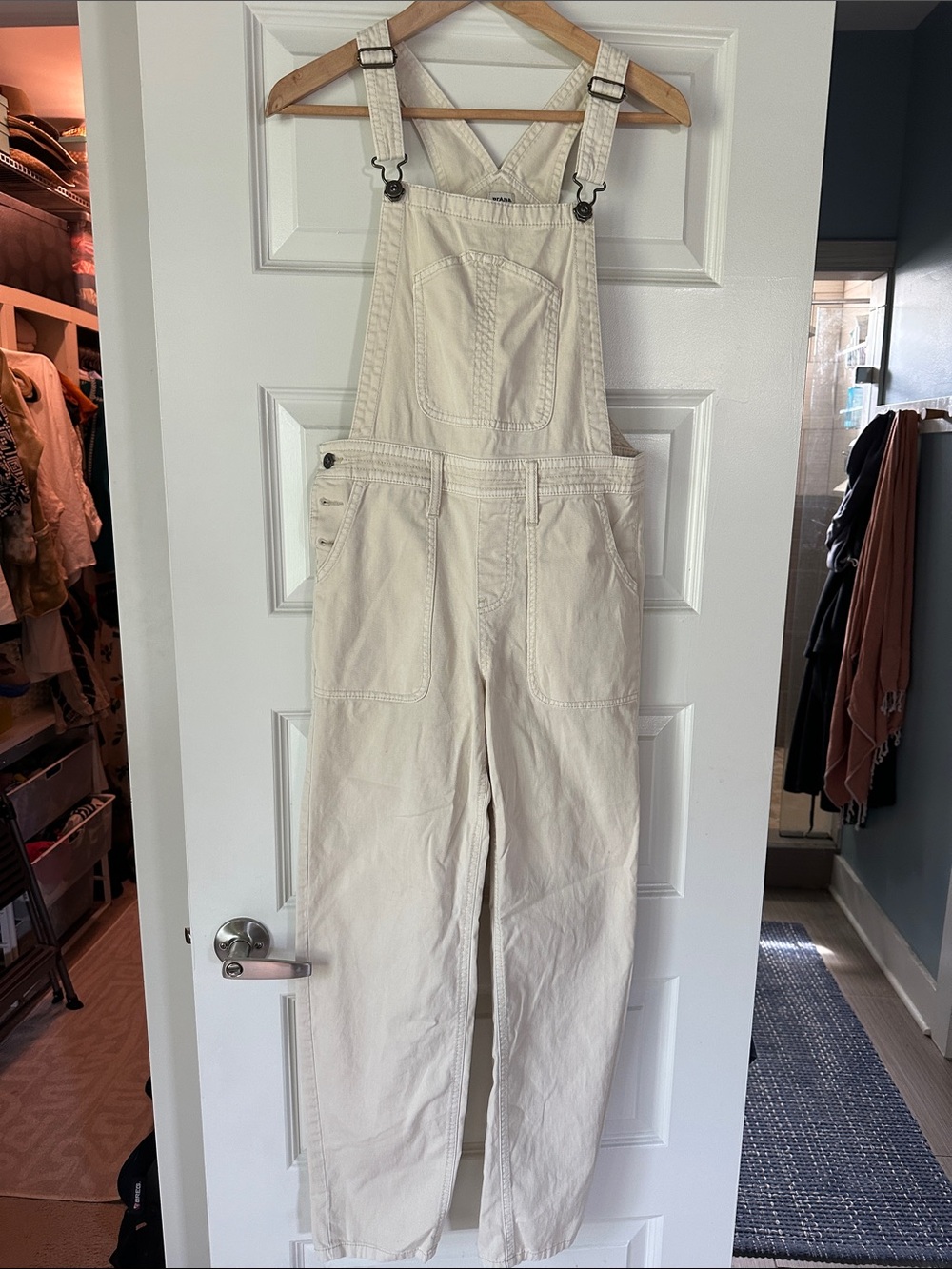 Prana Cream Women's Utility Overalls